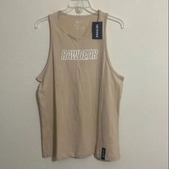 RAW GEAR Men's Cotton Tank Top Size L - Picture 1 of 5